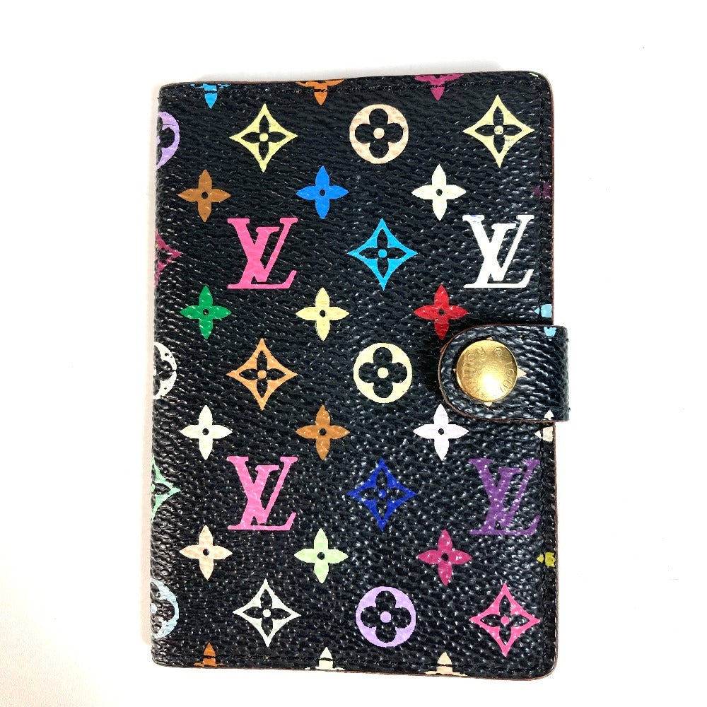 LOUIS VUITTON Notebook cover M92652 Monogram multicolor canvas black Monogram multicolor Carne de Val Agenda Mini