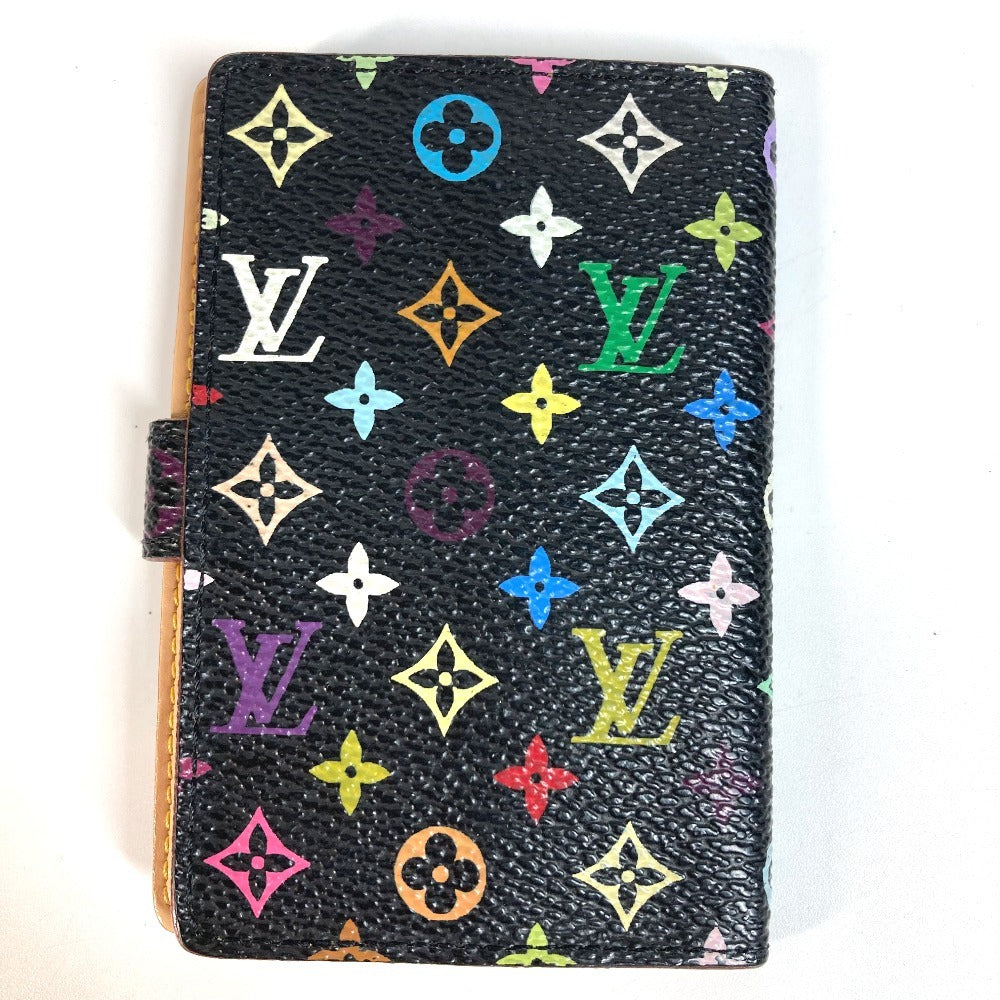 LOUIS VUITTON Notebook cover M92652 Monogram multicolor canvas black Monogram multicolor Carne de Val Agenda Mini