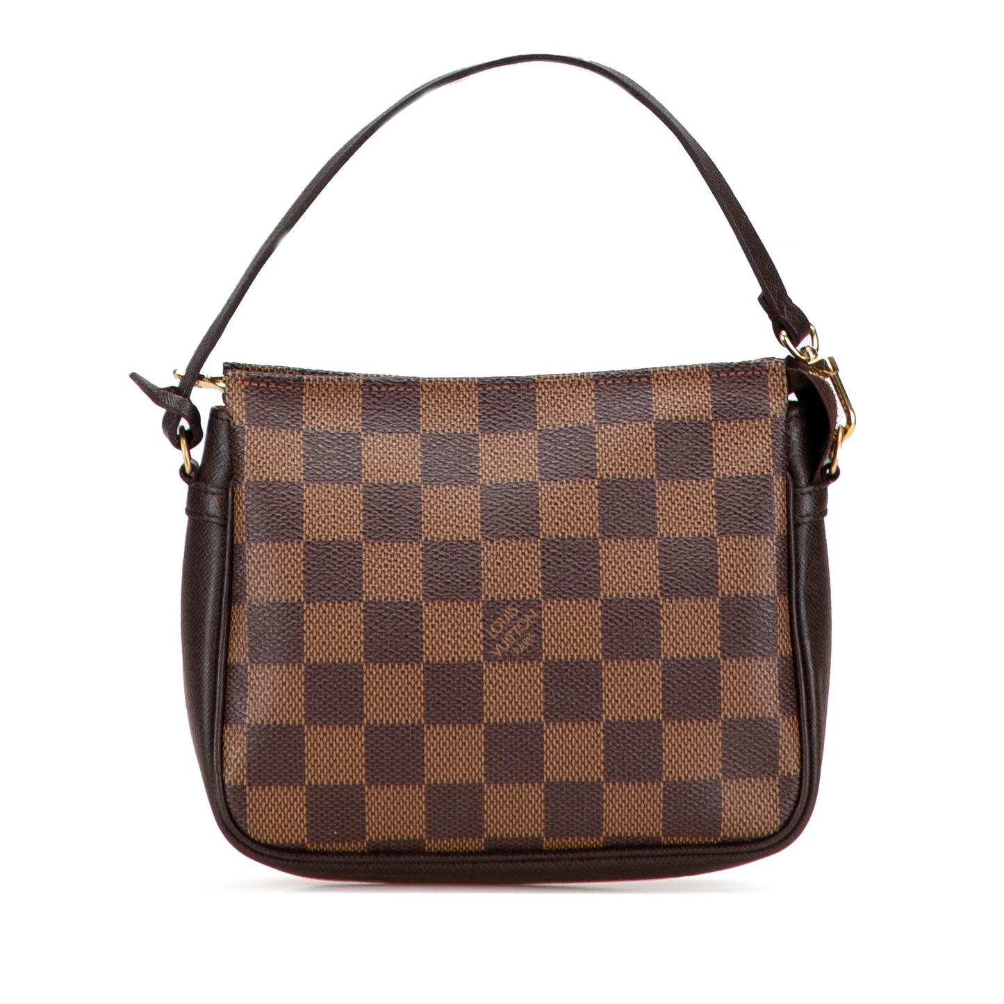 Brown Louis Vuitton Damier Ebene Trousse Pochette Handbag