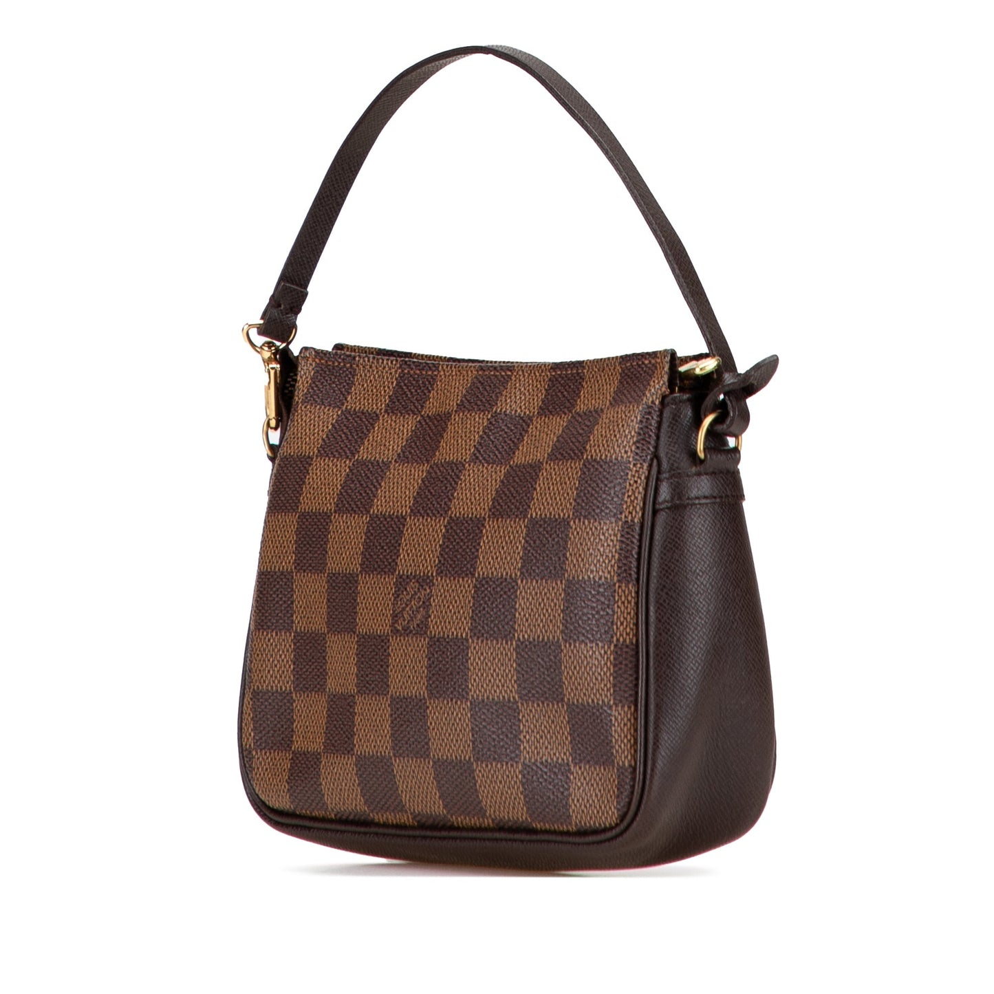 Brown Louis Vuitton Damier Ebene Trousse Pochette Handbag