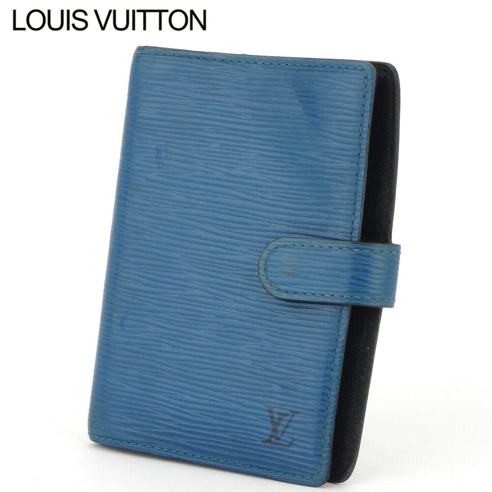 LOUIS VUITTON Notebook cover R20055 Blue gold Agenda PM