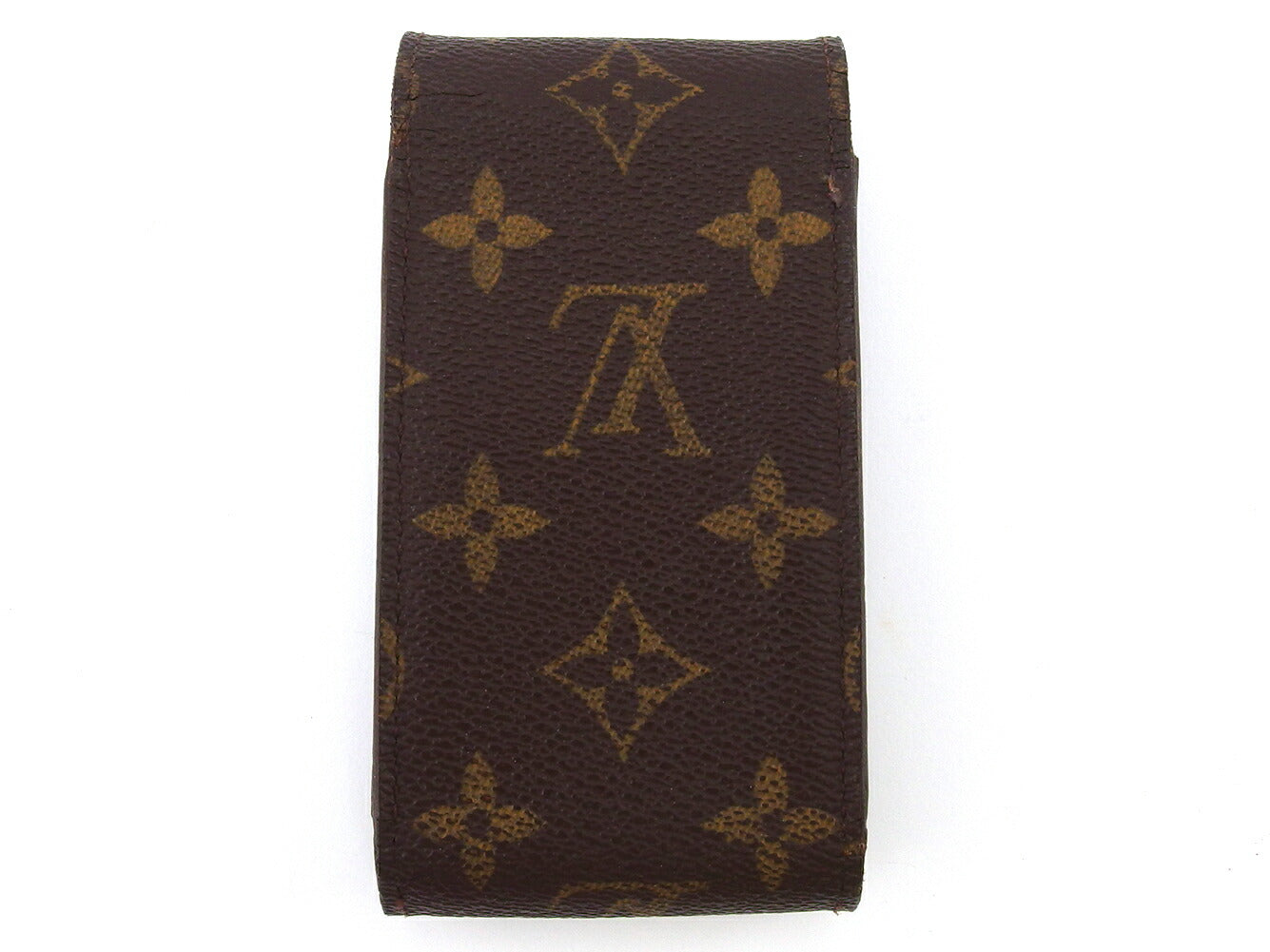 LOUIS VUITTON Cigarette case M63024 Brown beige Etui cigarette