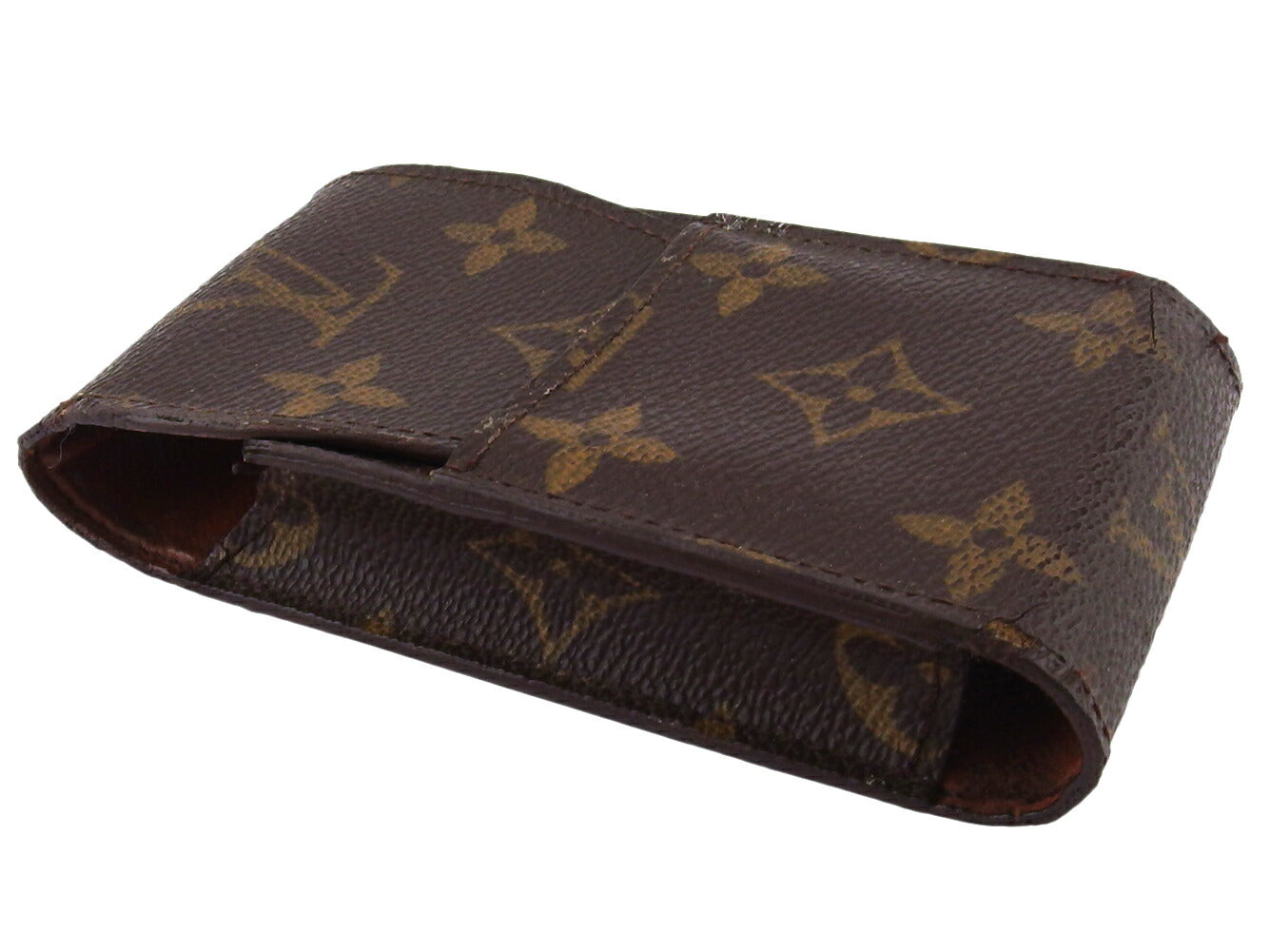 LOUIS VUITTON Cigarette case M63024 Brown beige Etui cigarette
