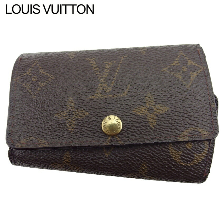 LOUIS VUITTON Key case Key holder  M62630 Brown beige gold Multicles6