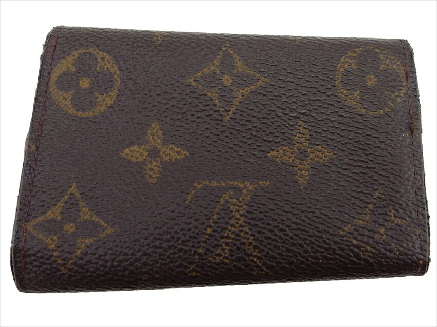 LOUIS VUITTON Key case Key holder  M62630 Brown beige gold Multicles6