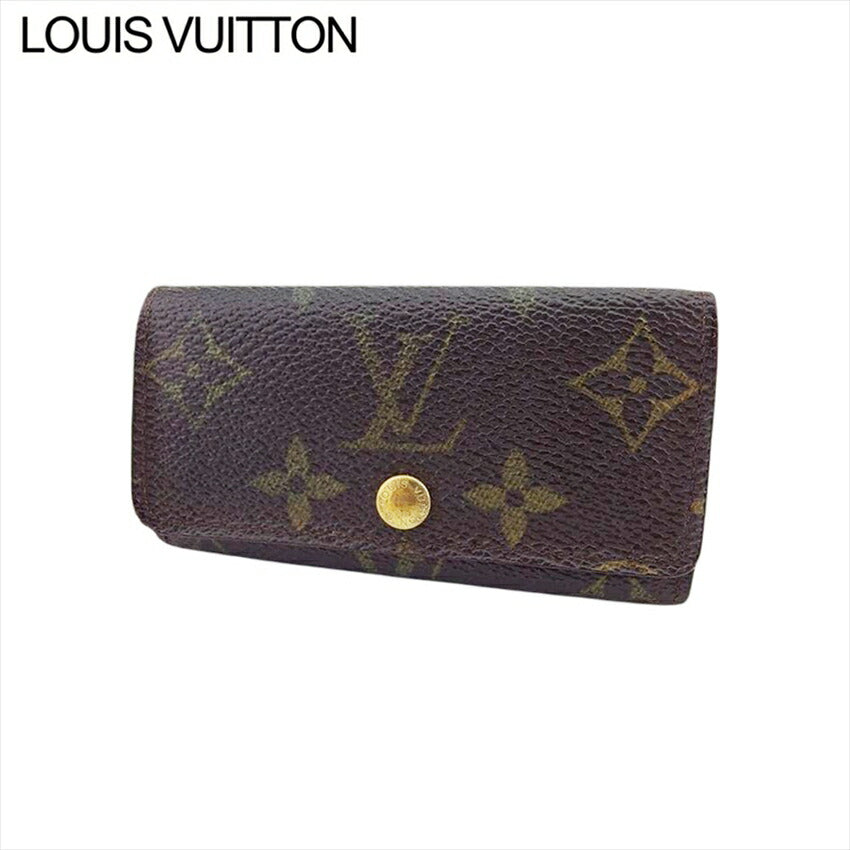 LOUIS VUITTON Key case Key holder  M62631 Brown Multicles4