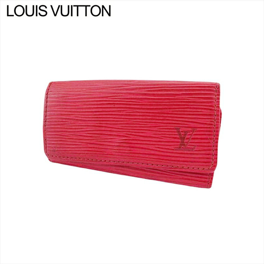 LOUIS VUITTON Key case Key holder  M63827 Red x Gold
