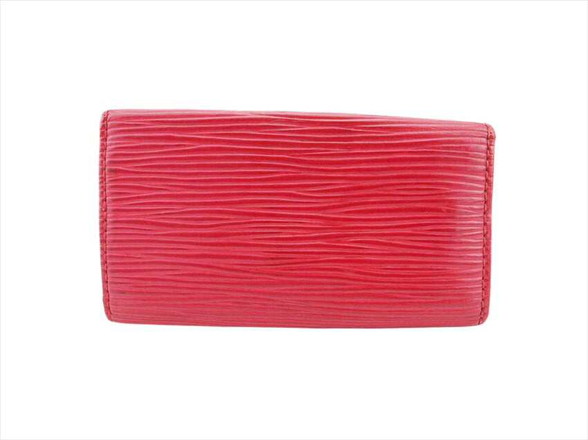 LOUIS VUITTON Key case Key holder  M63827 Red x Gold