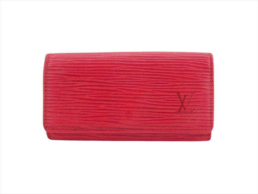 LOUIS VUITTON Key case Key holder  M63827 Castilian red Multicles4