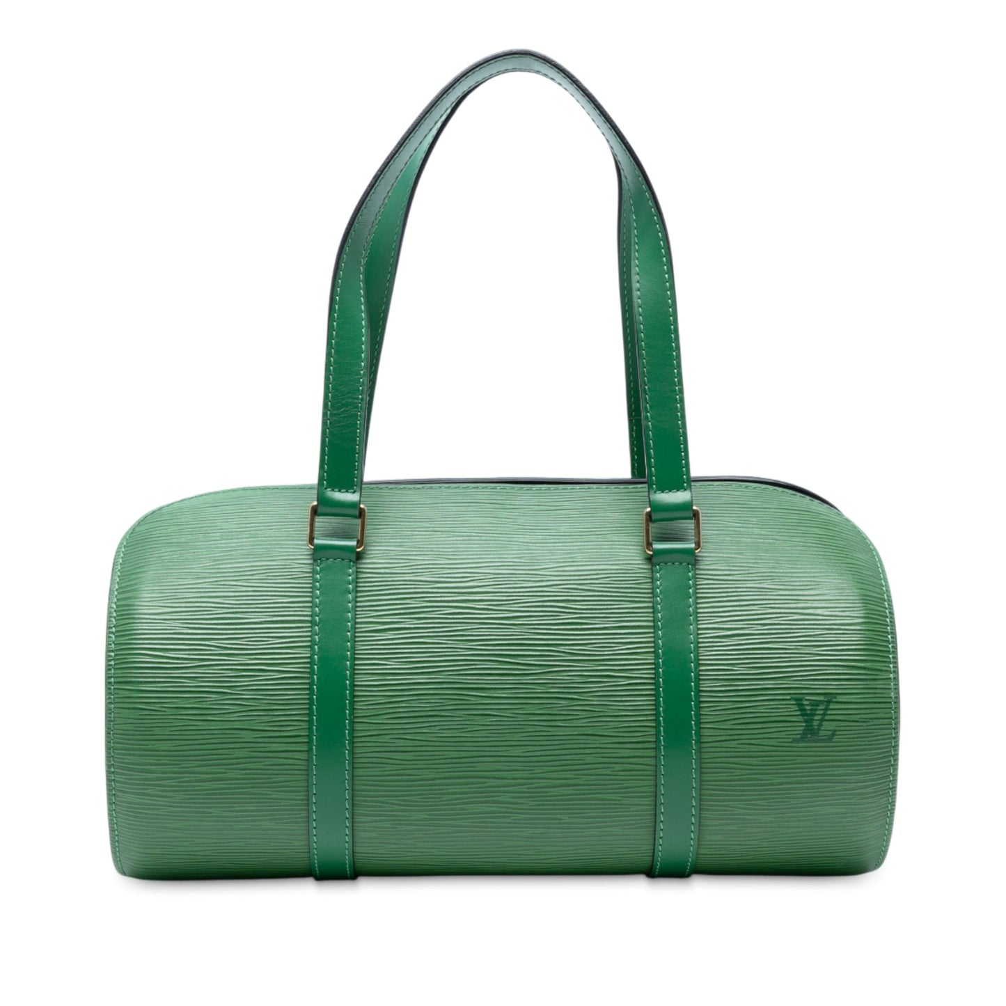 Green Louis Vuitton Epi Soufflot Handbag