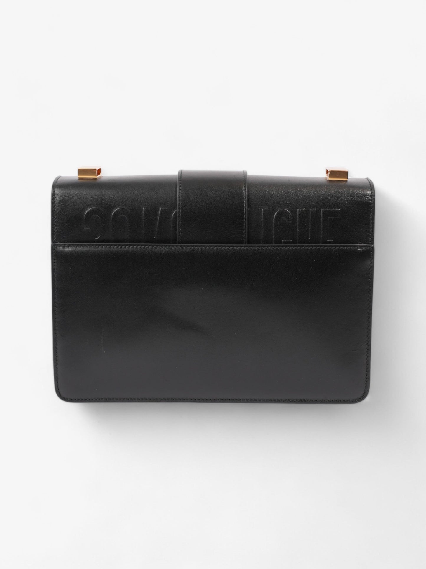 Christian Dior 30 Montaigne Black Leather