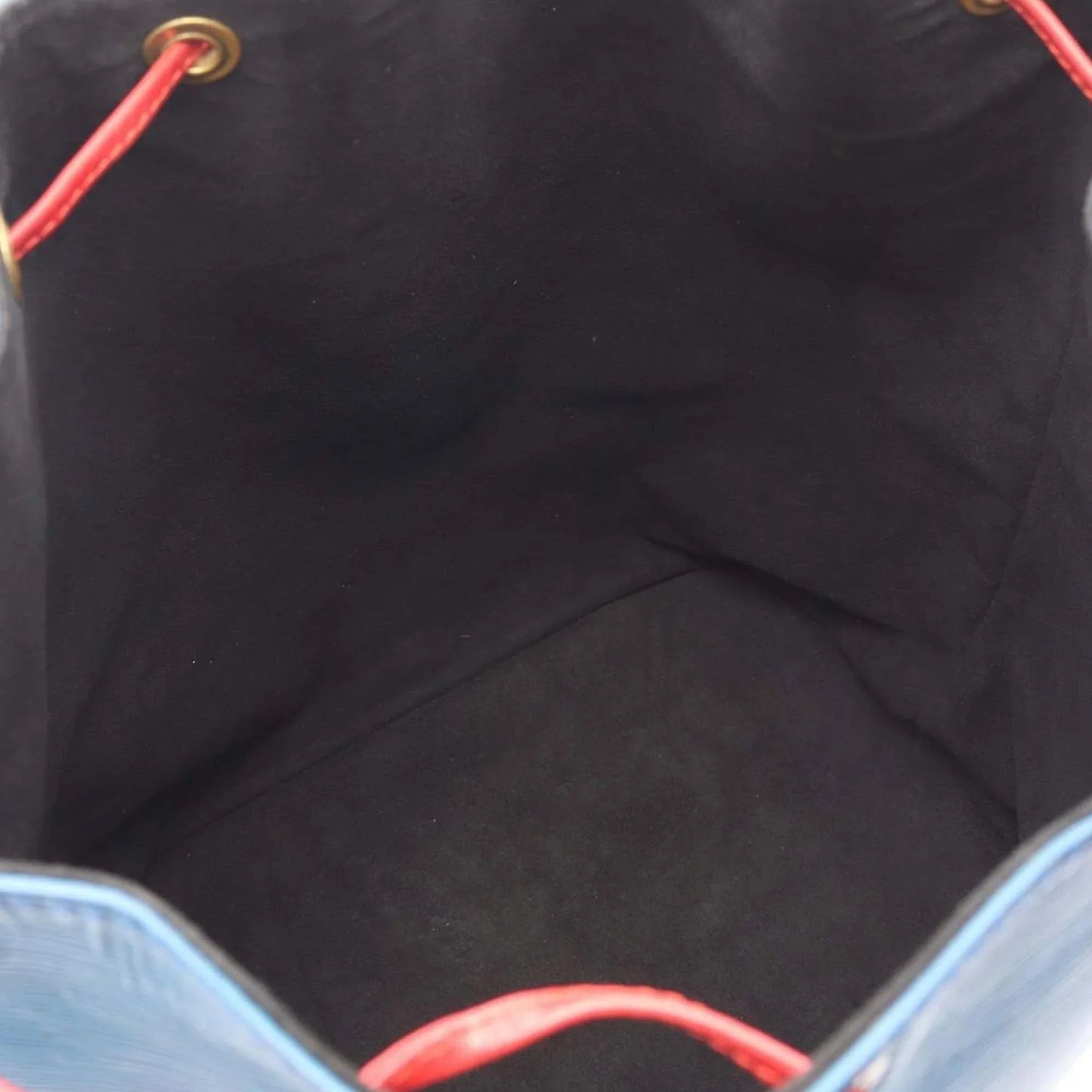 Blue Louis Vuitton Epi Noe Tricolor GM Bucket Bag