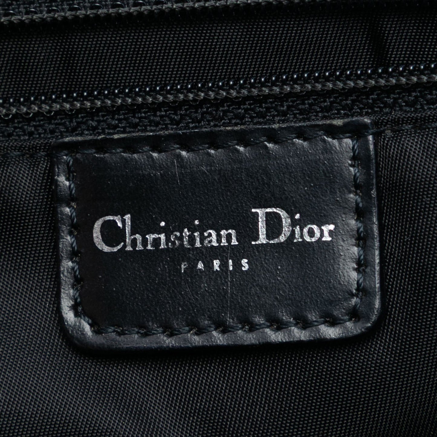 Gray Dior Denim Malice Flap Shoulder Bag