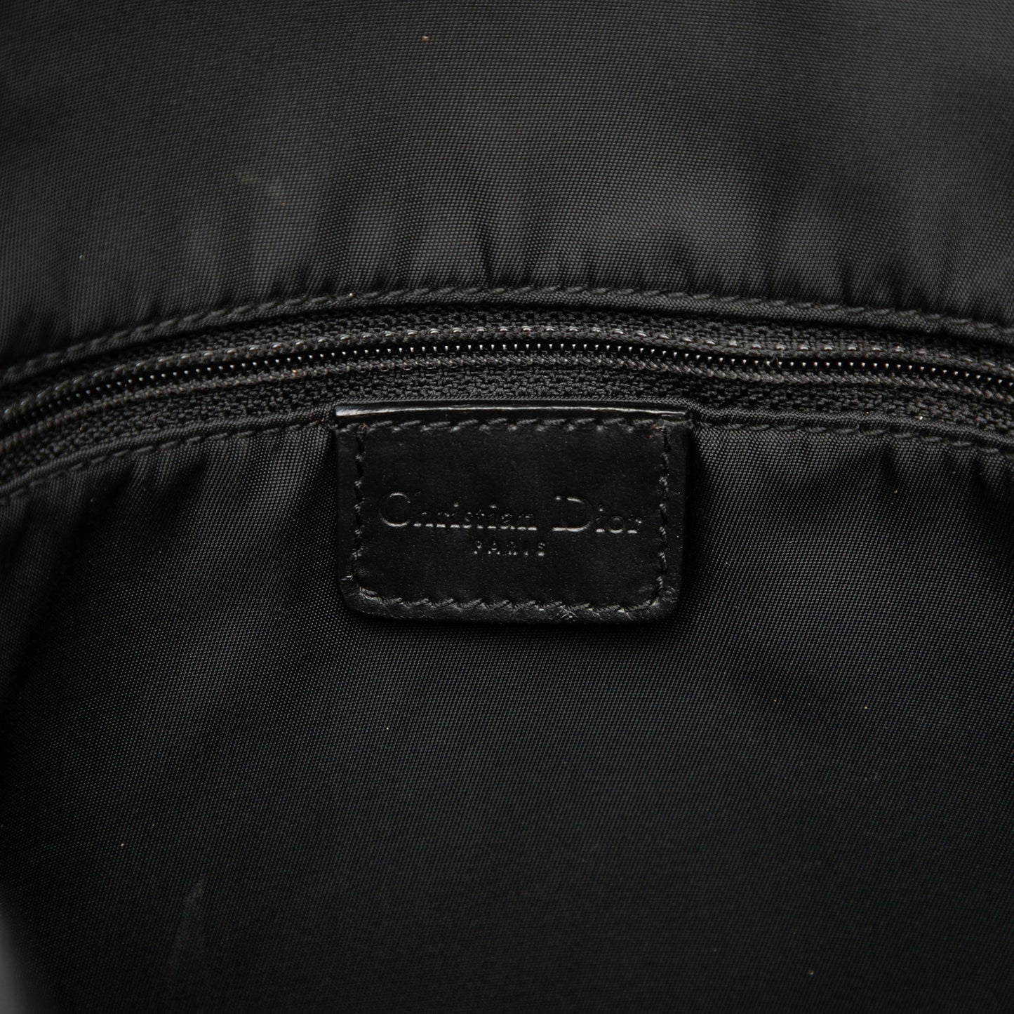 Black Dior Oblique Canvas Tote