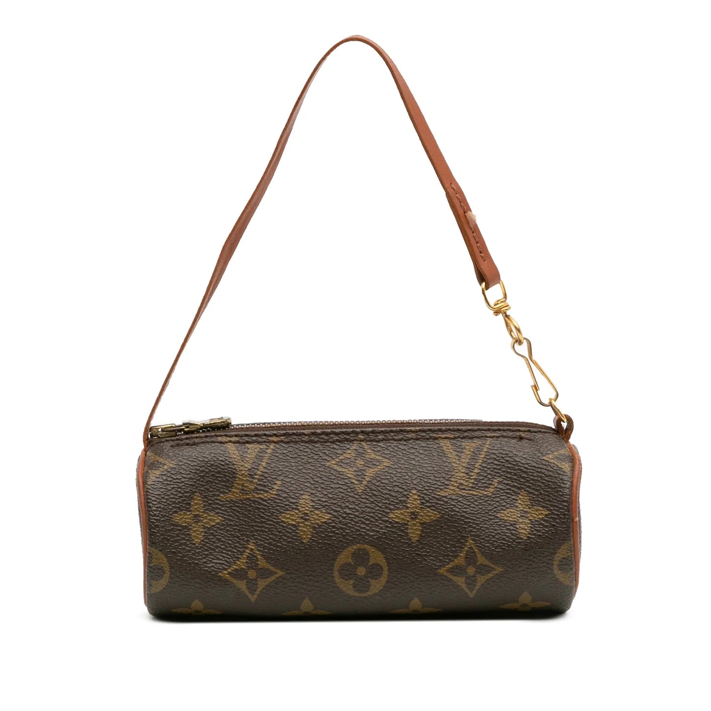 Brown Louis Vuitton Monogram Papillon Pochette Handbag