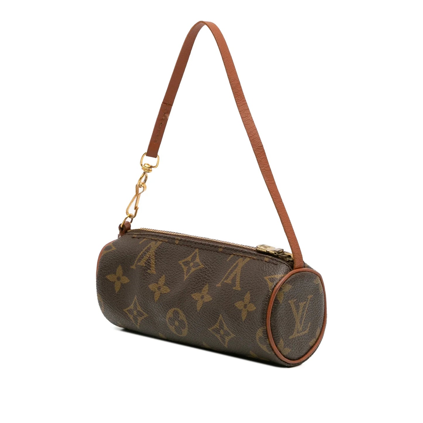 Brown Louis Vuitton Monogram Papillon Pochette Handbag