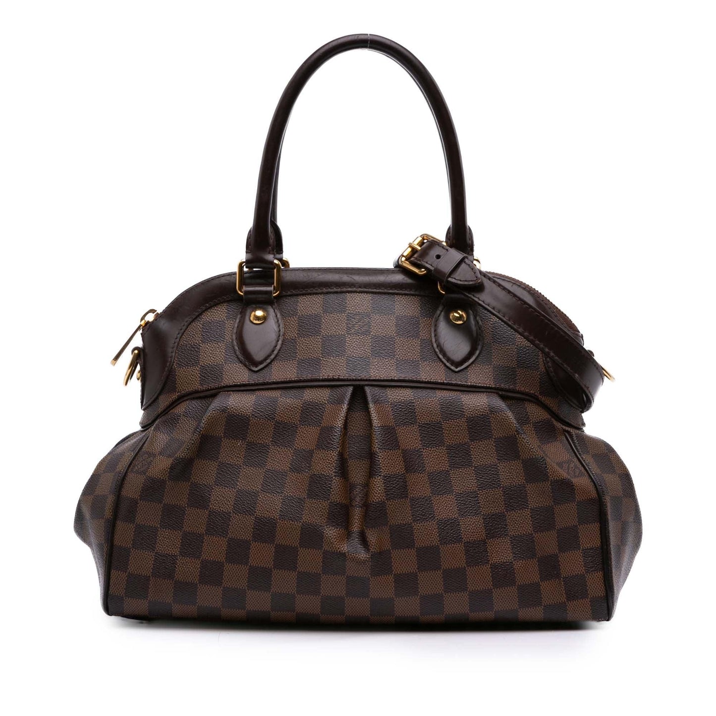 Brown Louis Vuitton Damier Ebene Trevi PM Satchel