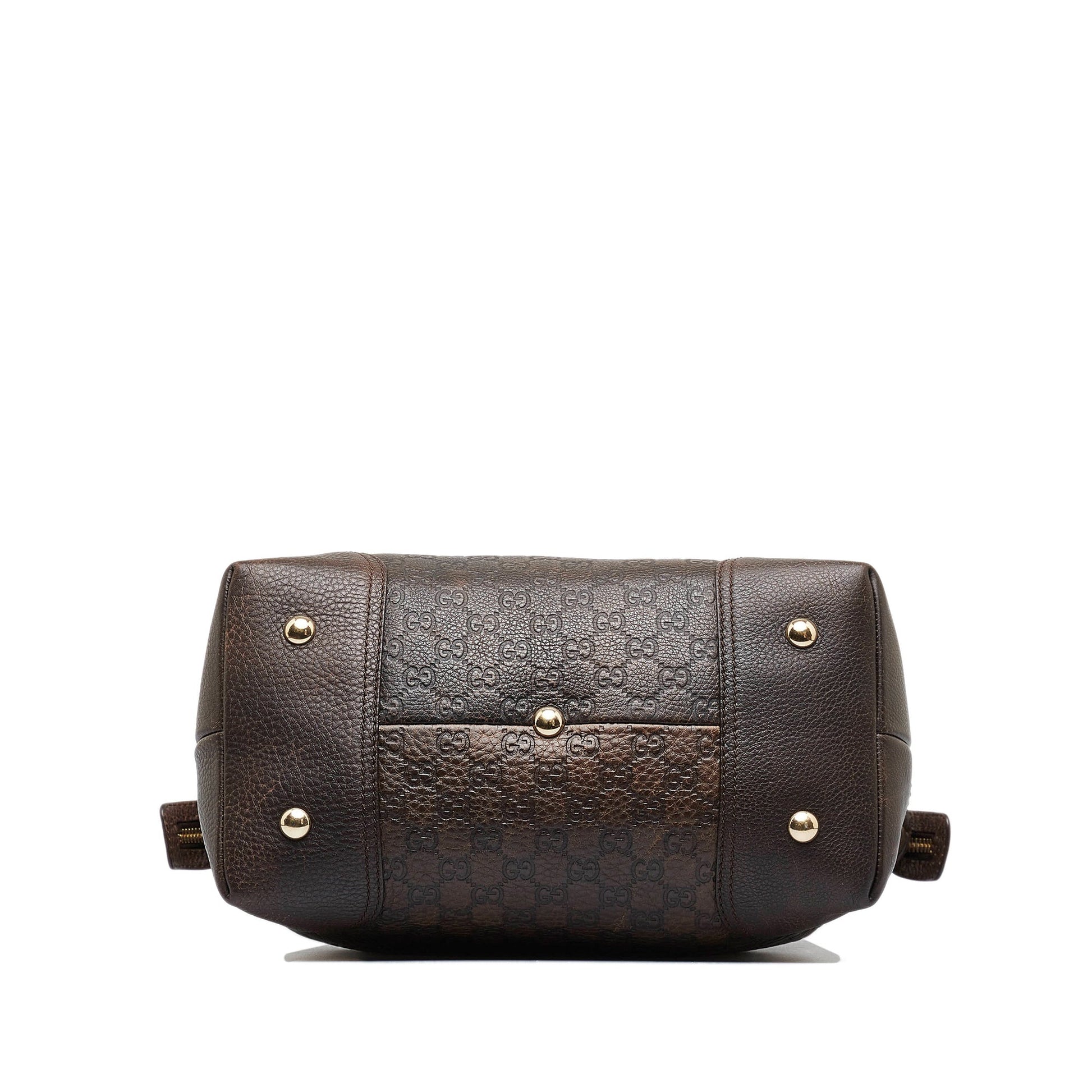 Gucci Guccissima Brown Leather Tote Style 3