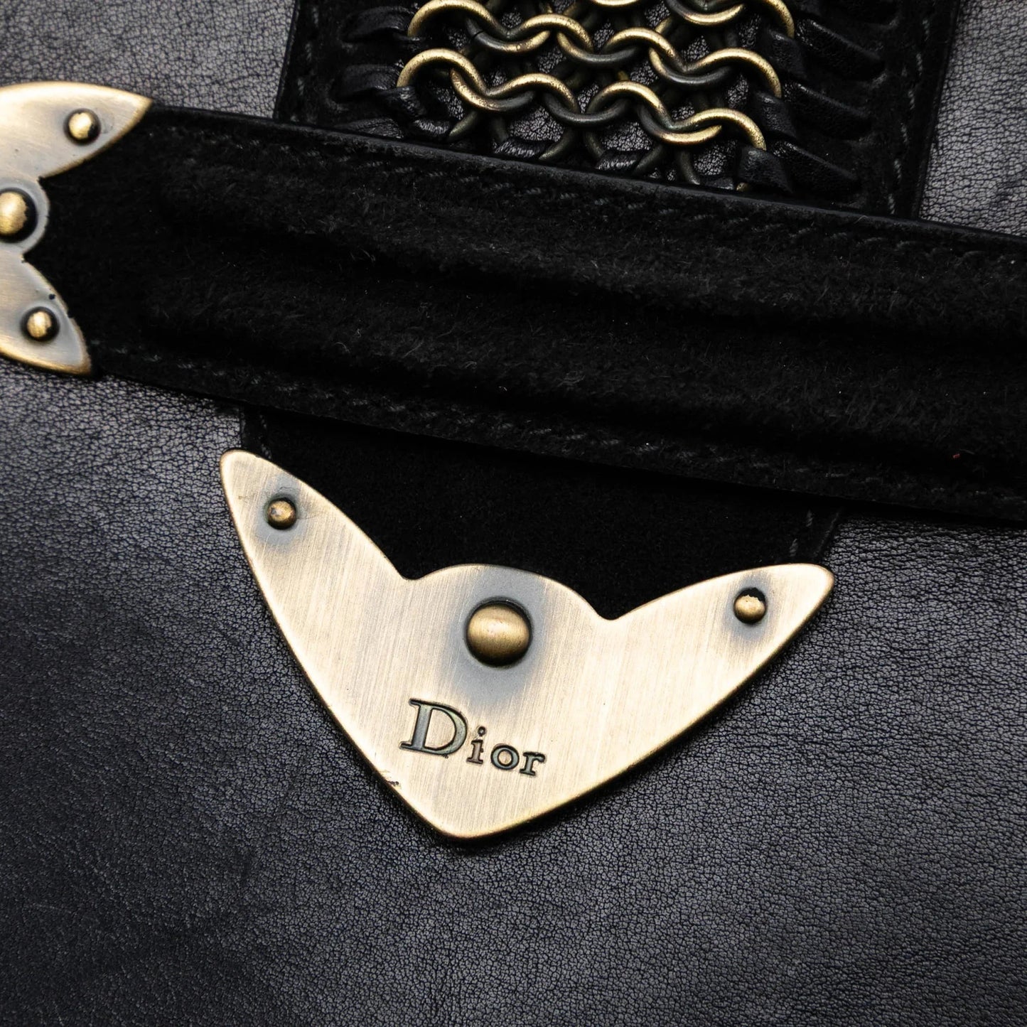Black Dior Leather Jeanne Hobo