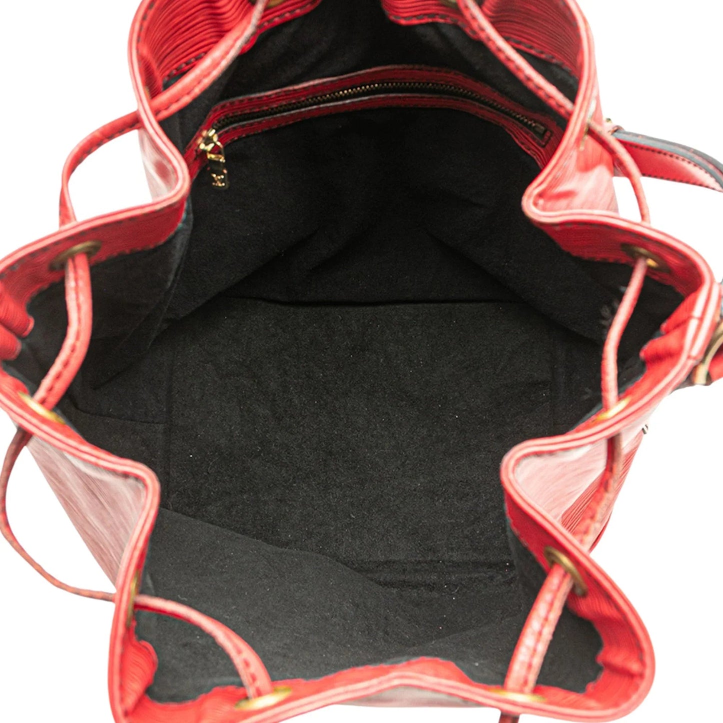 Red Louis Vuitton Epi Noe GM Bucket Bag