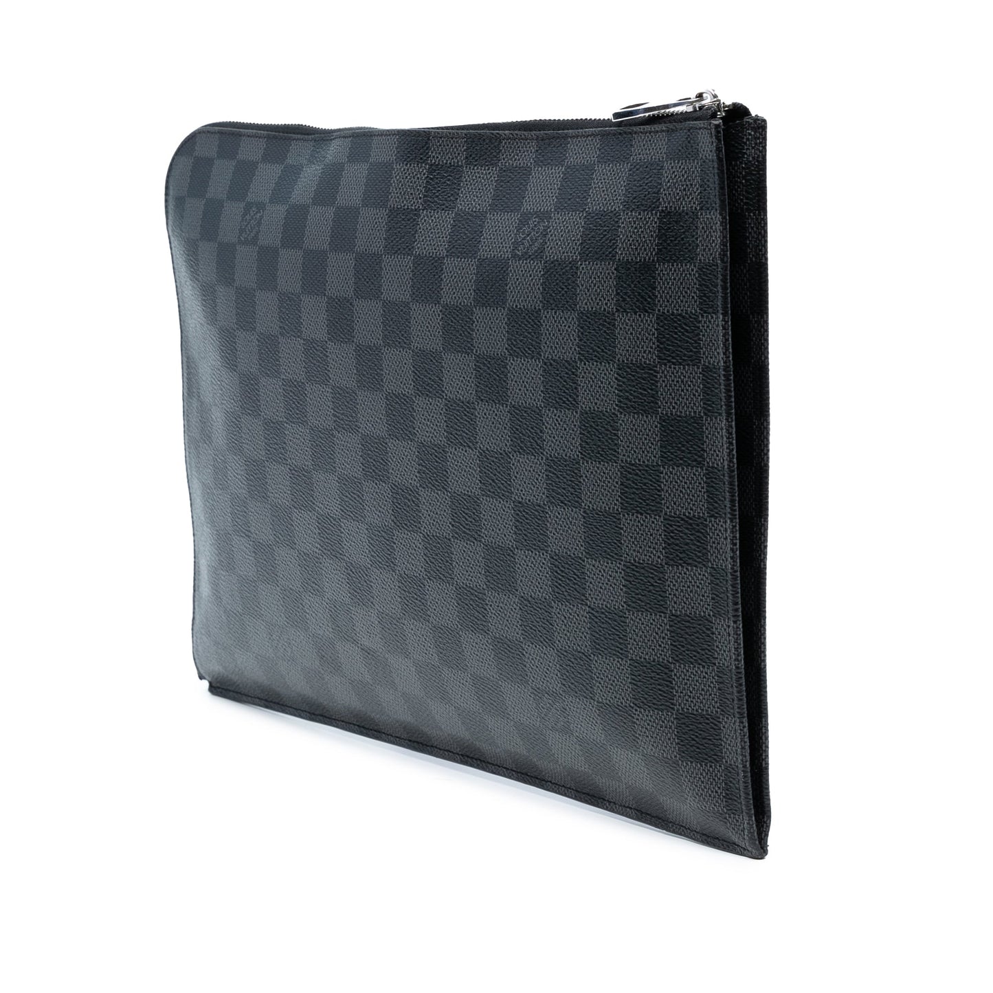 Black Louis Vuitton Damier Graphite Pochette Jour GM Clutch Bag