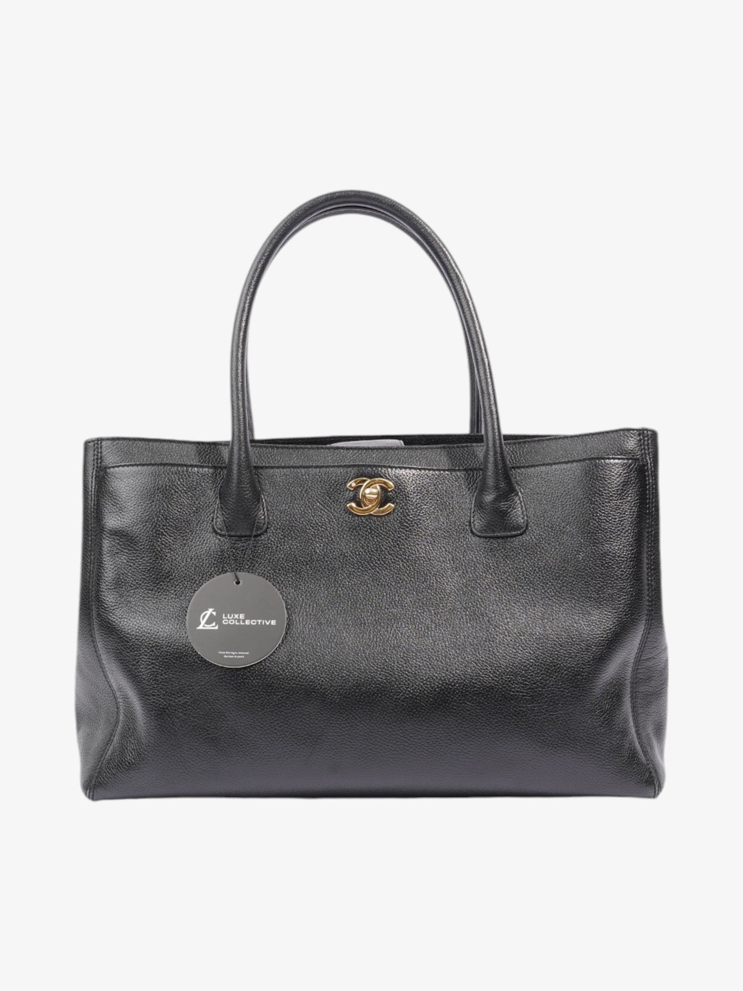 Chanel Executive Tote Bag Black Caviar Leather