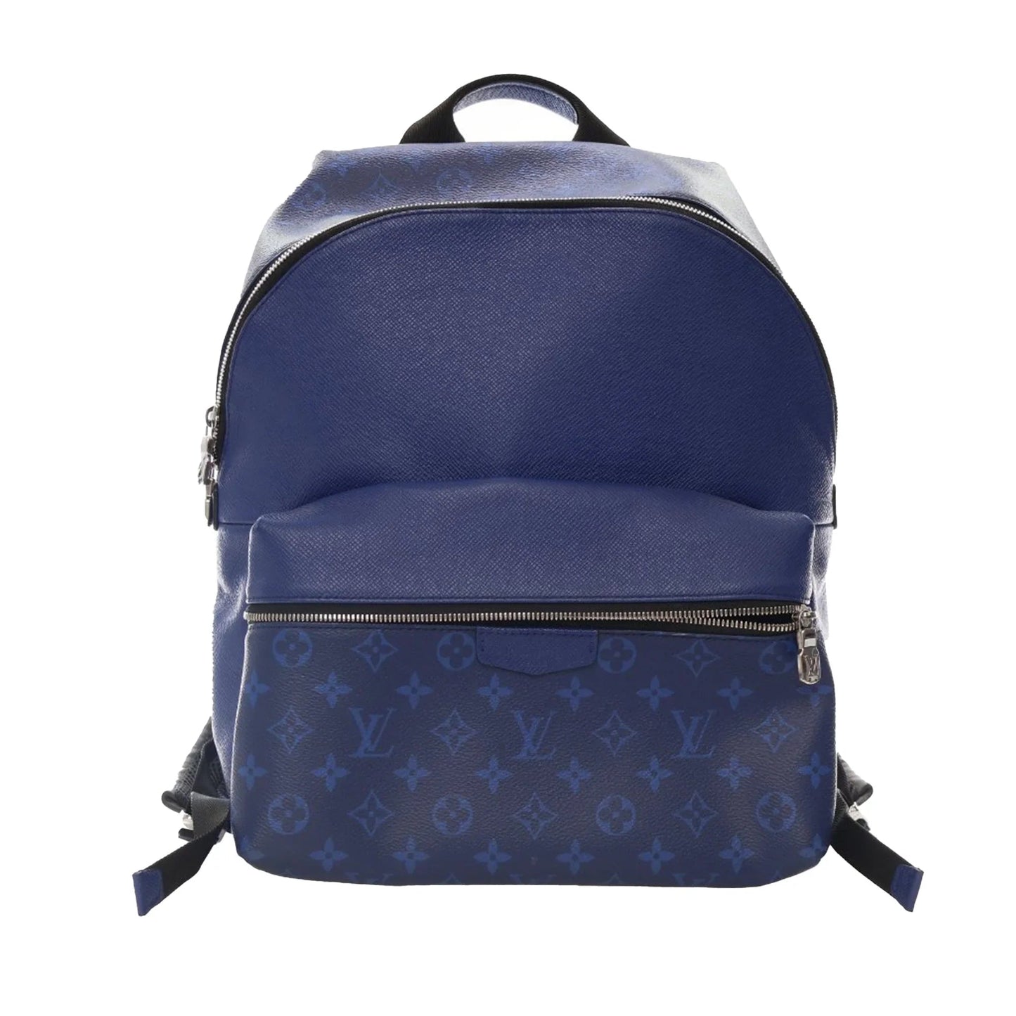 Blue Louis Vuitton Monogram Taigarama Discovery Backpack