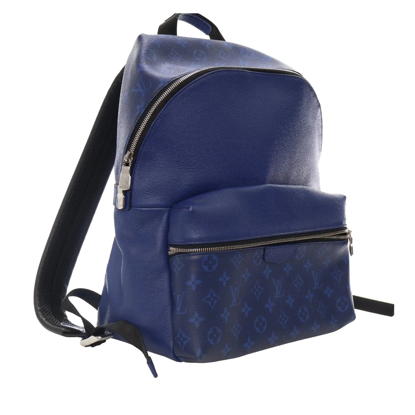 Blue Louis Vuitton Monogram Taigarama Discovery Backpack