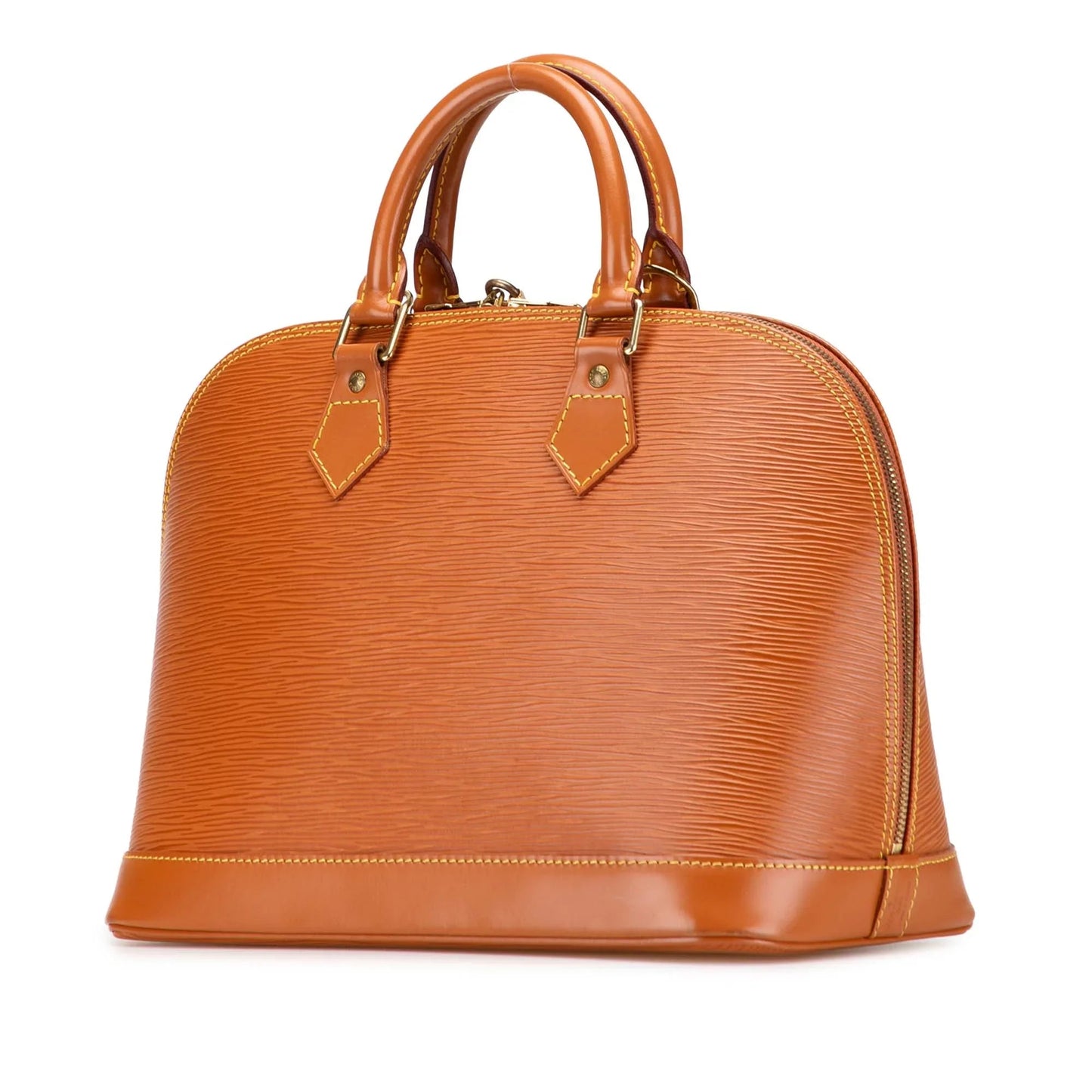 Brown Louis Vuitton Epi Alma PM Handbag