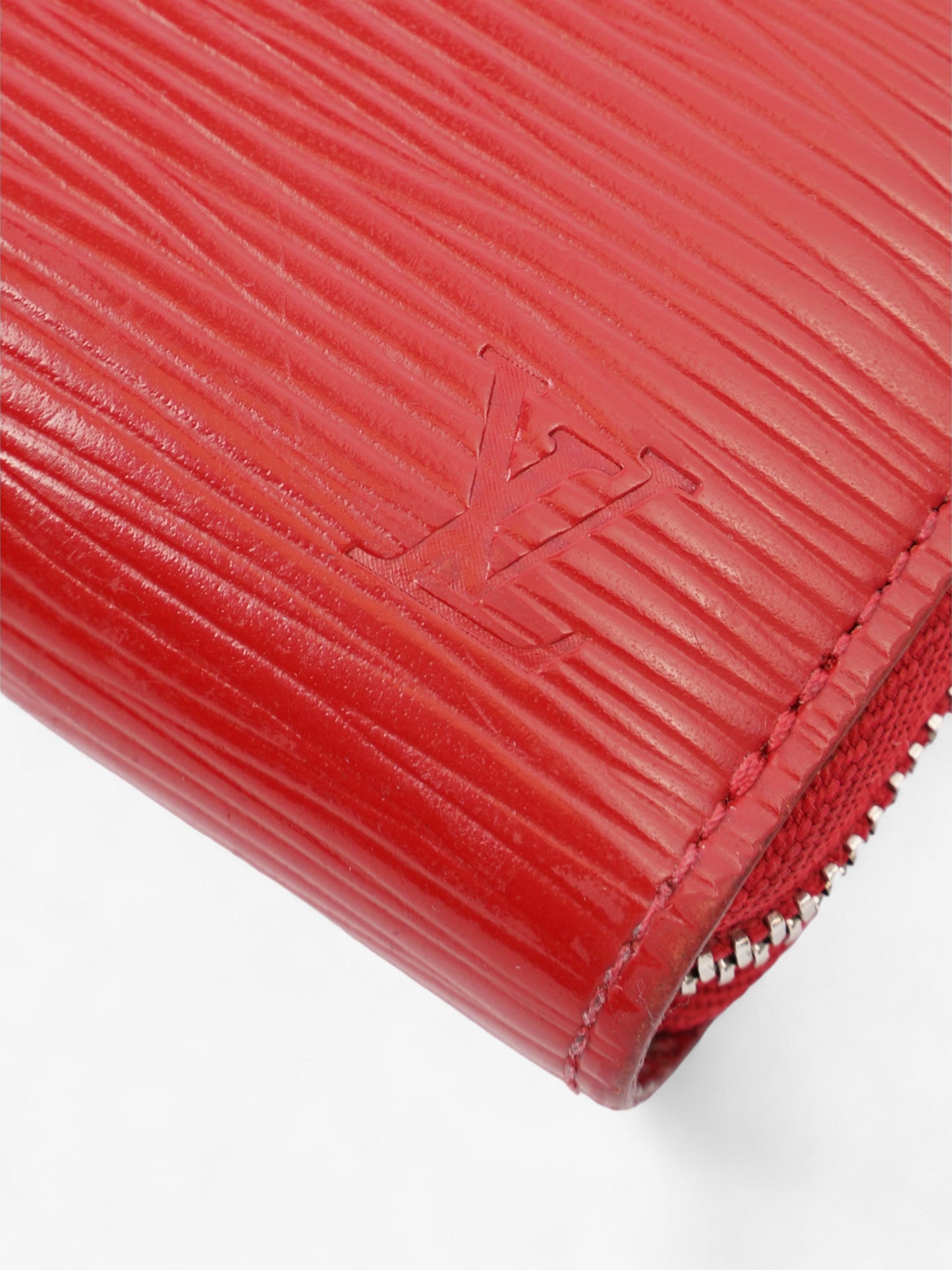 Louis Vuitton Zippy Coin Purse Red Epi Leather
