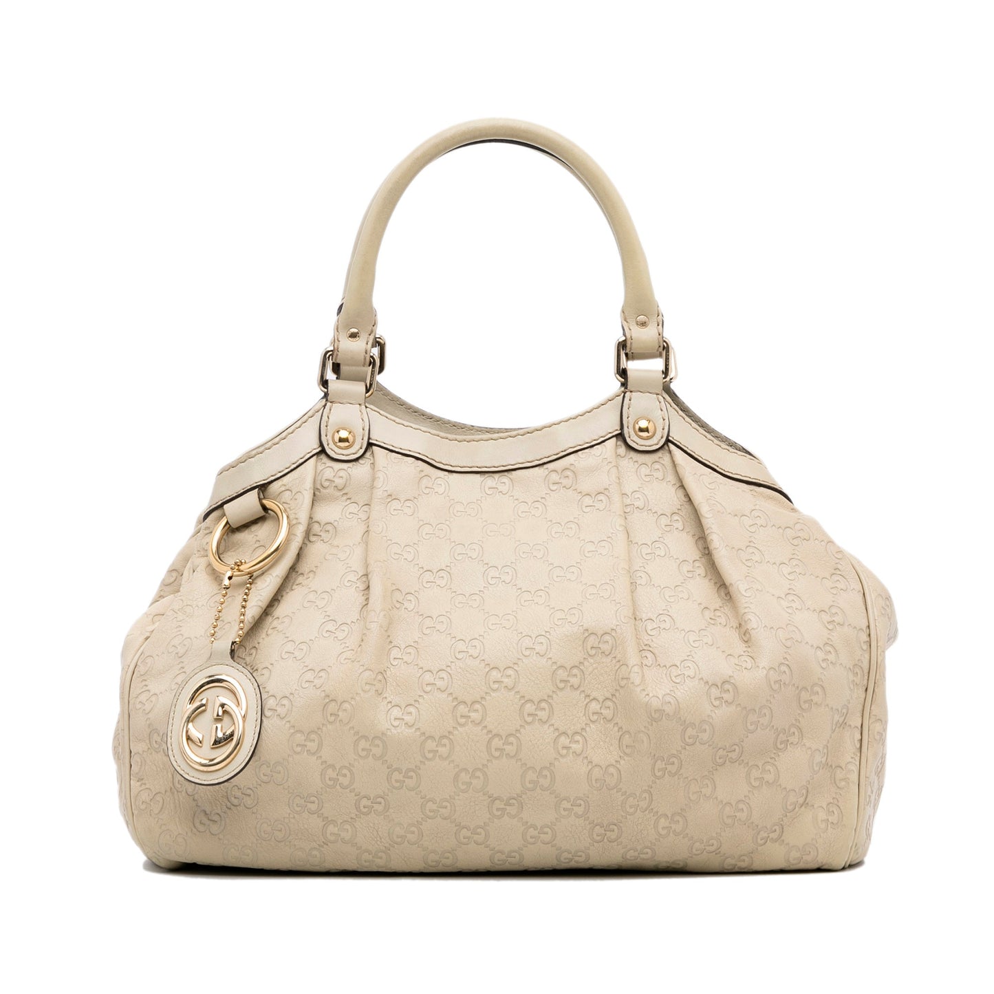 Gucci Guccissima Beige Leather Tote Style 1