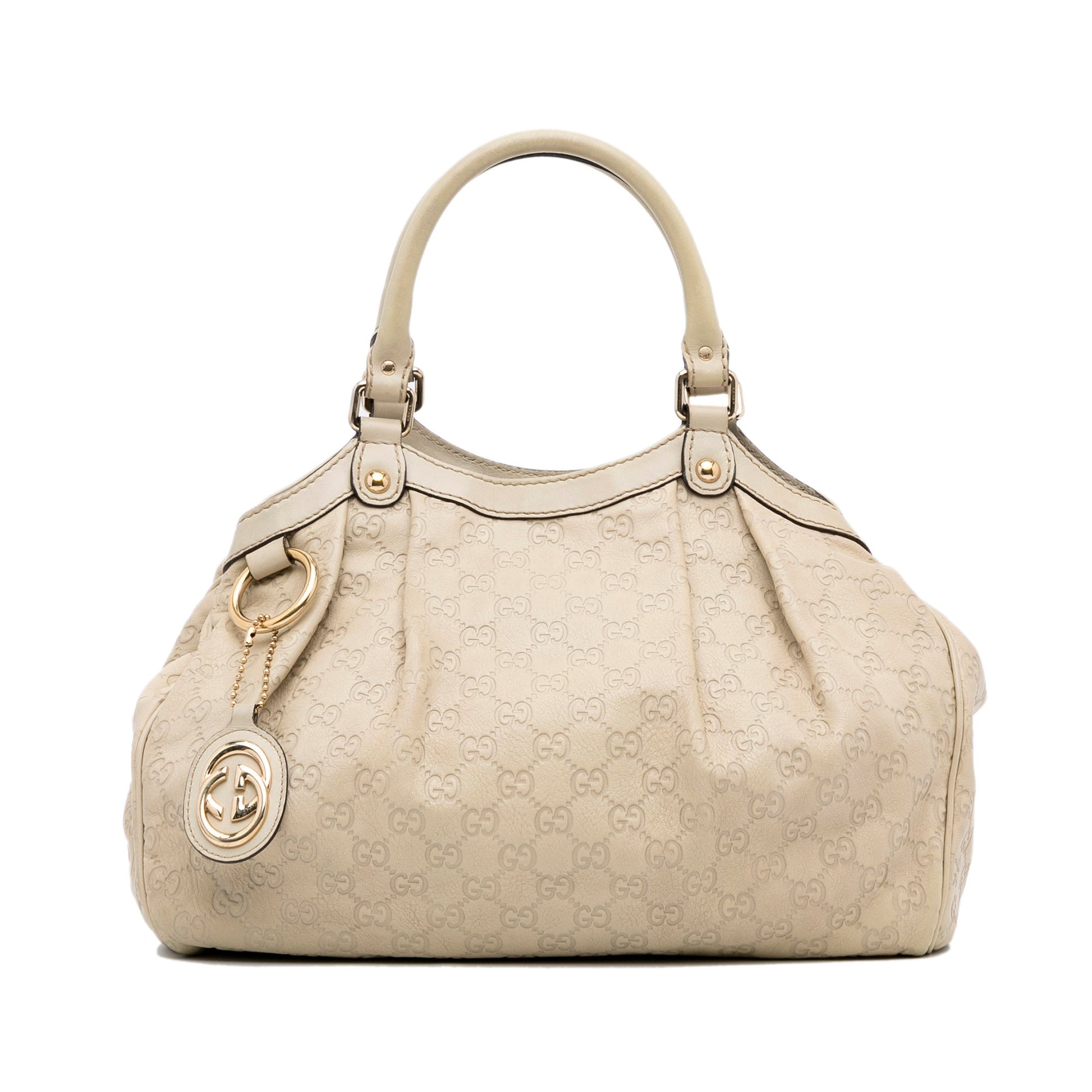 Gucci Guccissima Beige Leather Tote Style 1