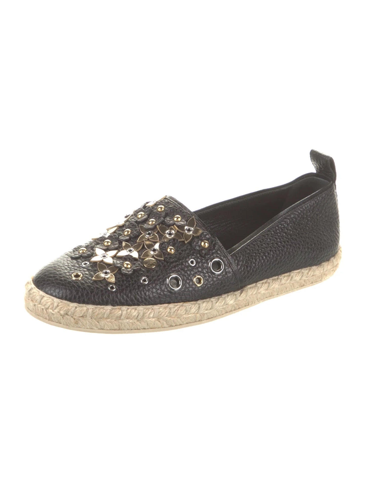 LOUIS VUITTON CALFSKIN LEATHER TROPICAL BLOOM ESPADRILLS