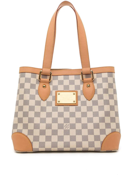 LOUIS VUITTON DAMIER AZUR HAMPSTEAD PM TOTE BAG