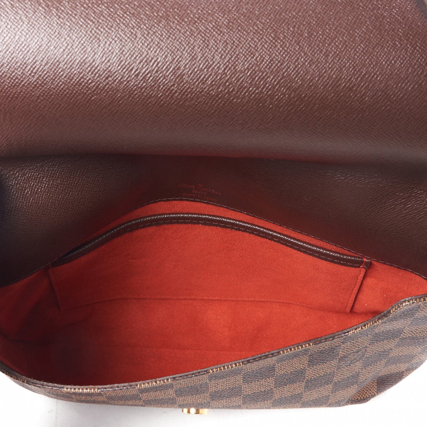 LOUIS VUITTON DAMIER EBENE MUSETTE TANGO SHOULDER BAG