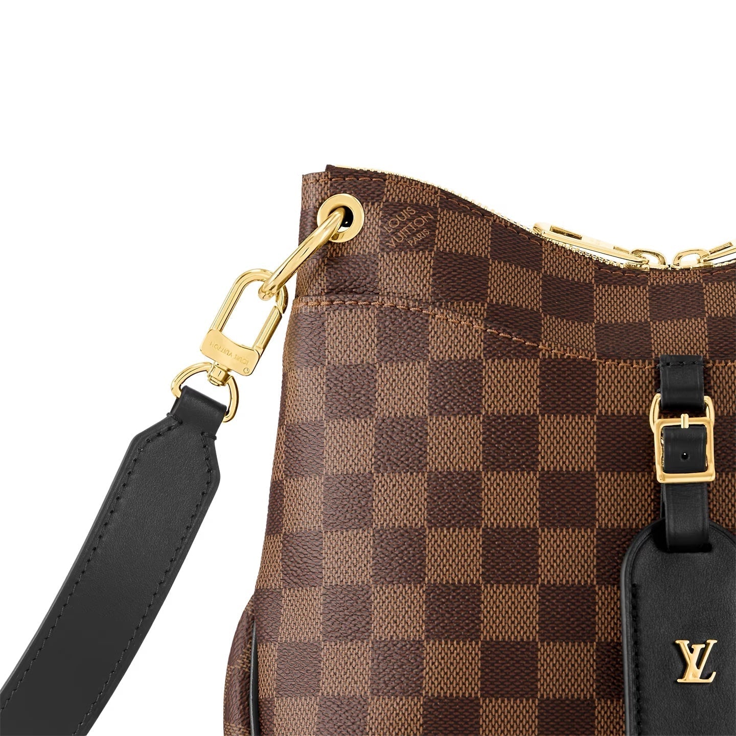 LOUIS VUITTON DAMIER EBENE ODÃON PM BAG BLACK
