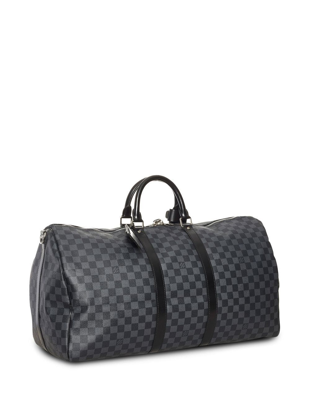 LOUIS VUITTON DAMIER GRAPHITE KEEPALL BANDOULIÃRE 55 BAG