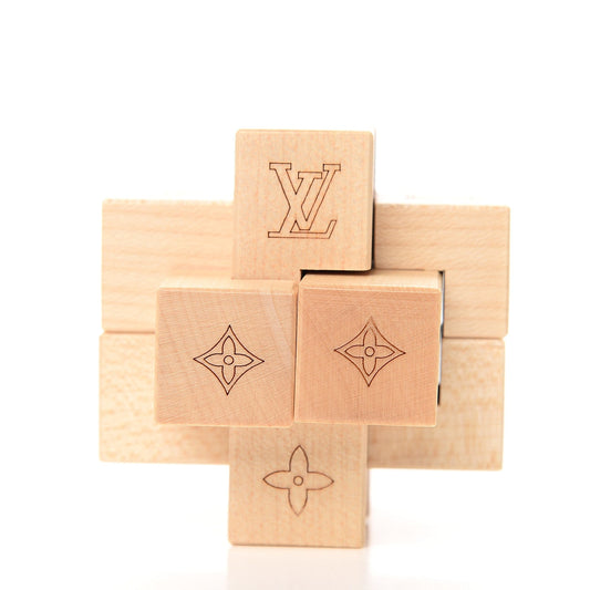 LOUIS VUITTON LE PATEKI WOOD CUBE PUZZLE