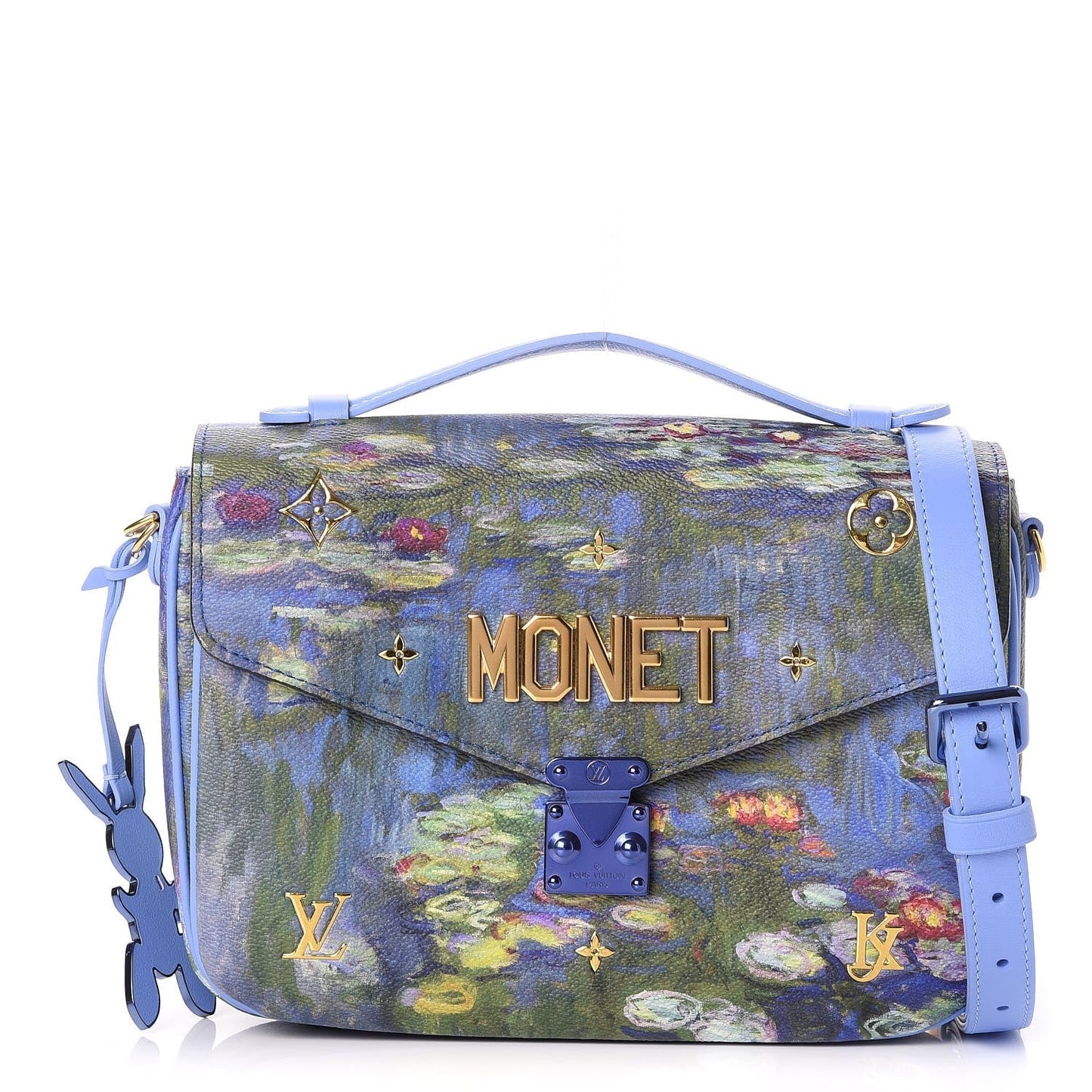 LOUIS VUITTON LIMITED EDITION MASTERS MONET PERIWINKLE POCHETTE MÃTIS