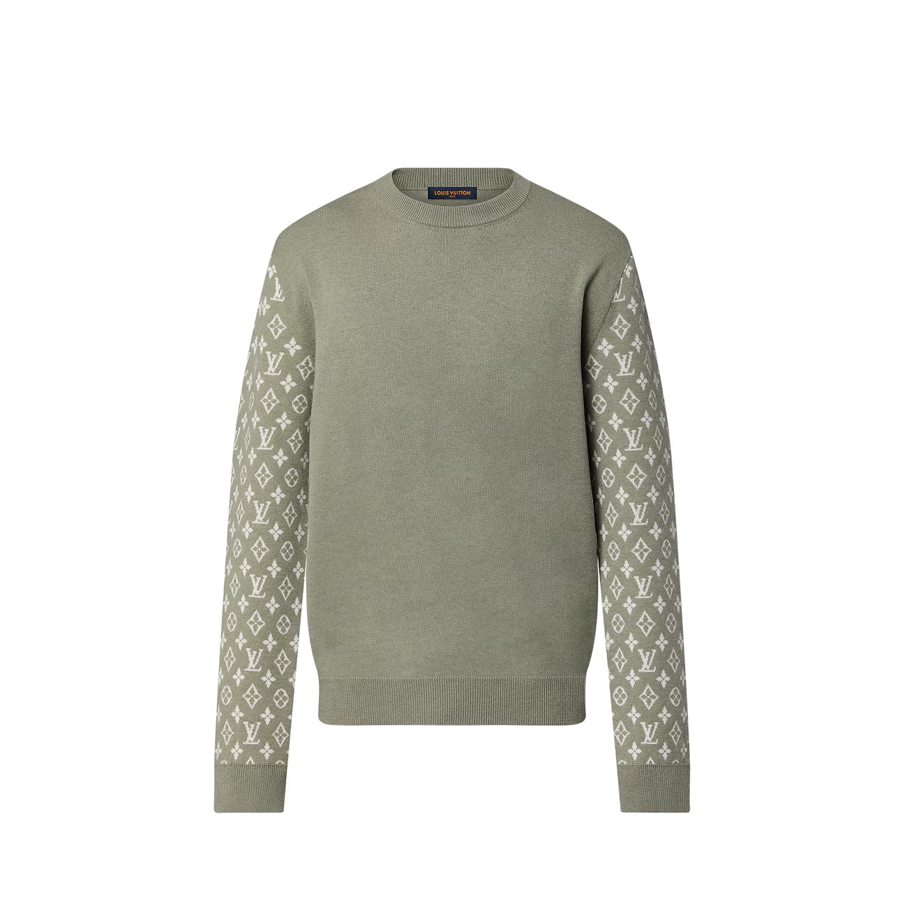 LOUIS VUITTON CASHMERE MIX SIGNATURE MONOGRAM CREWNECK SWEATER
