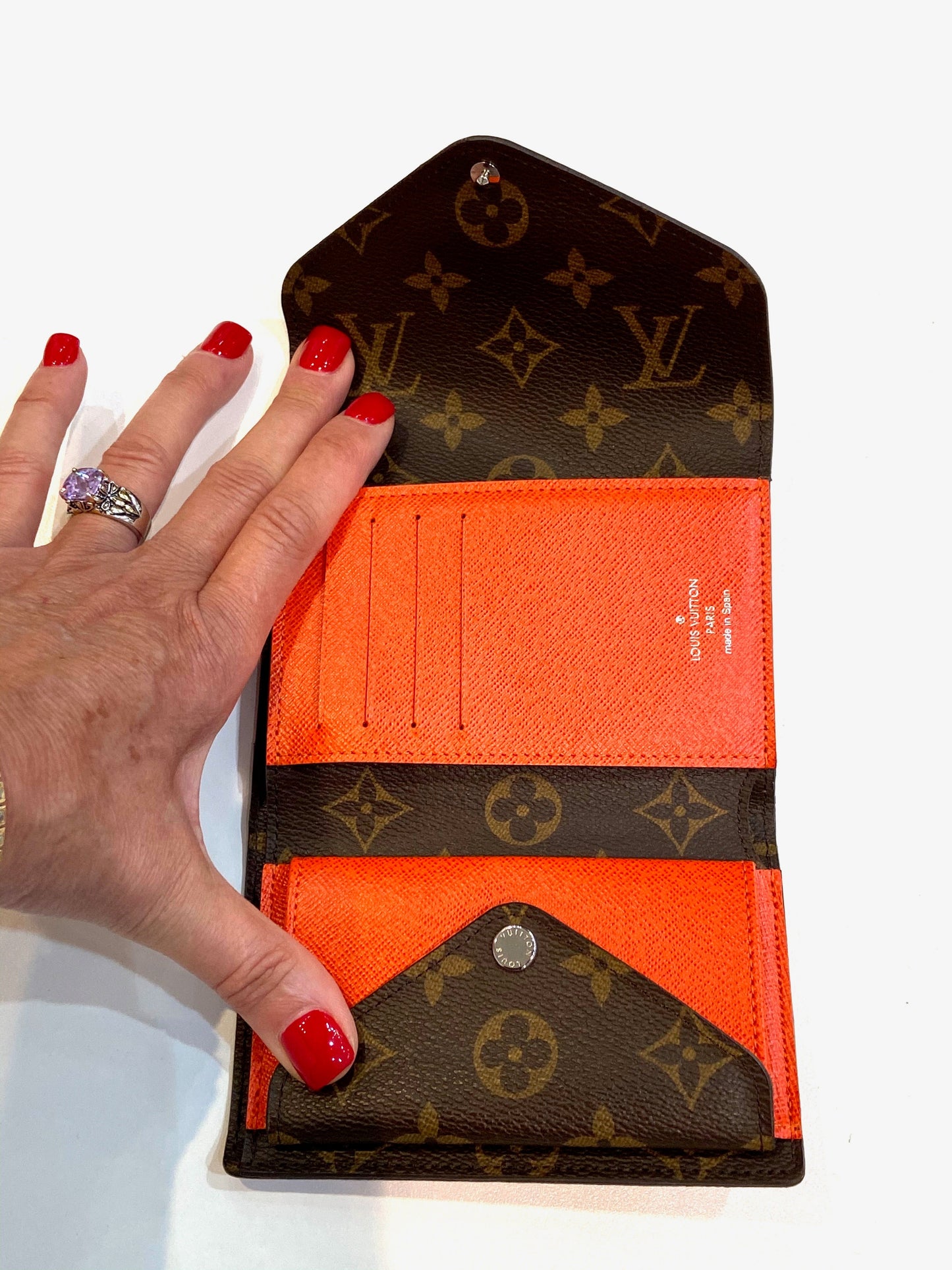 LOUIS VUITTON MONOGRAM EPI LEATHER MARIE LOU COMPACT WALLET
