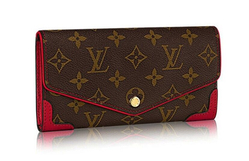 LOUIS VUITTON MONOGRAM CERISE PORTEFEUILLE REITRO SARAH WALLET