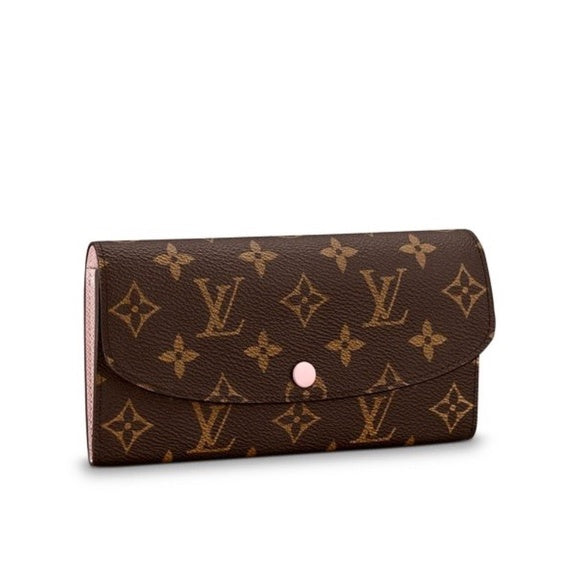 LOUIS VUITTON MONOGRAM EMILIE WALLET ROSE BALLERINE