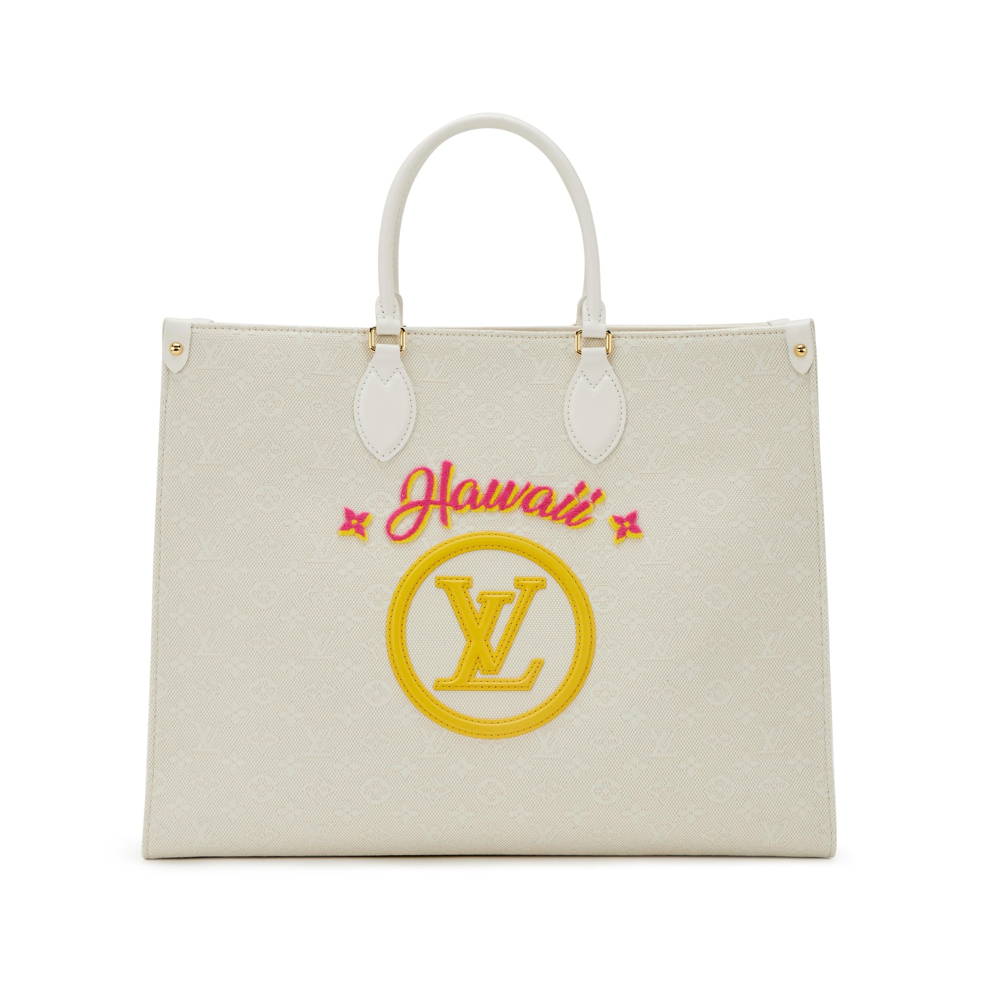 LOUIS VUITTON MONOGRAM JACQUARD HAWAII ON THE GO GM
