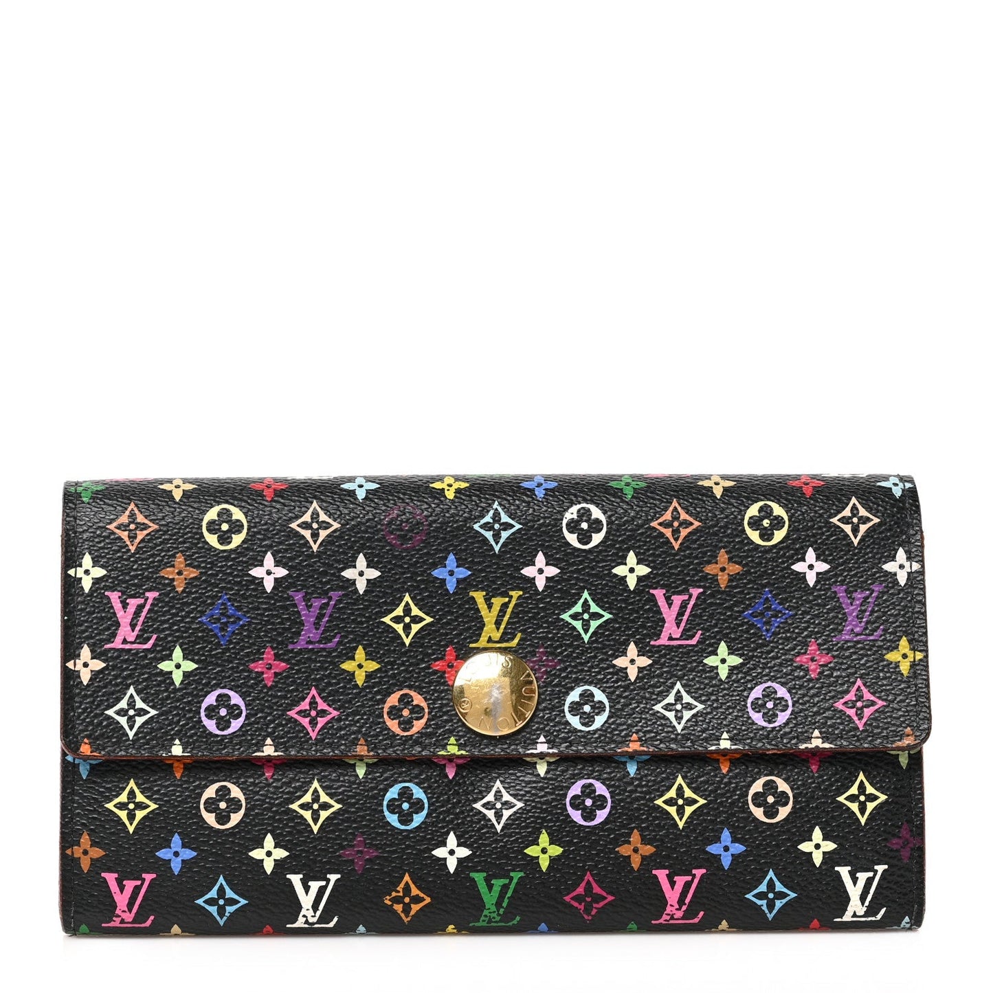 LOUIS VUITTON MULTICOLOR MONOGRAM SARAH WALLET