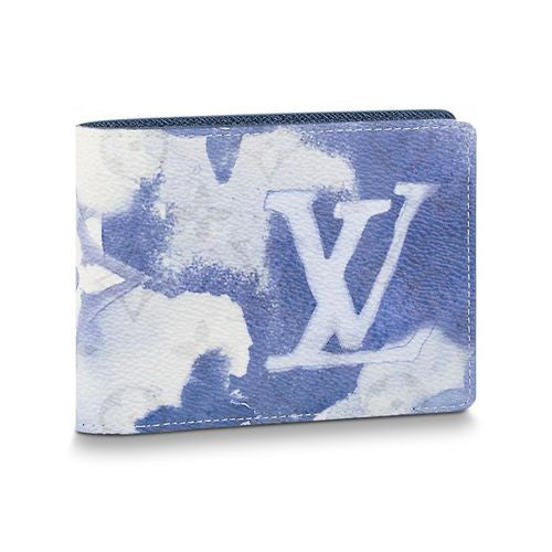 LOUIS VUITTON MULTIPLE WALLET WATERCOLOR BLUE