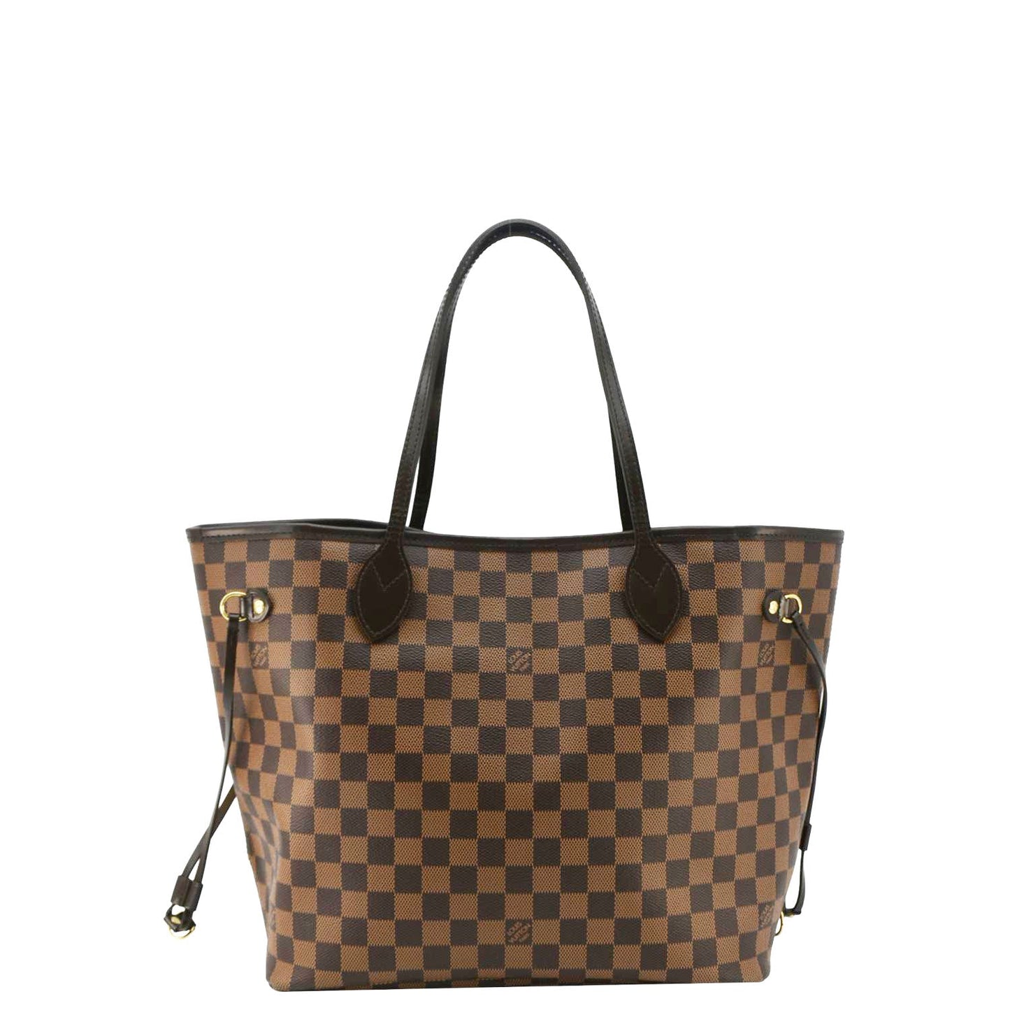 LOUIS VUITTON  Neverfull MM Damier Ebene Shoulder Bag Brown