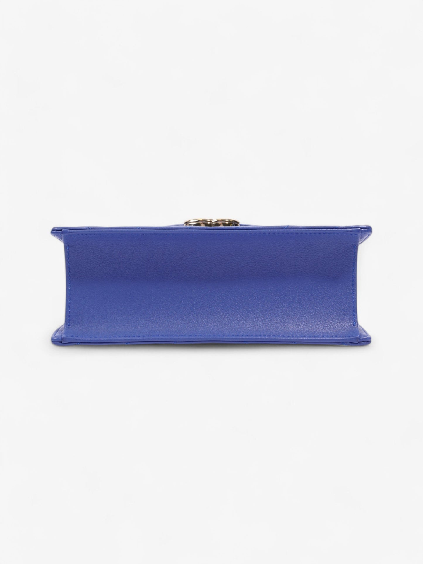 Chanel Envelope Flap Bag Blue Calfskin Leather