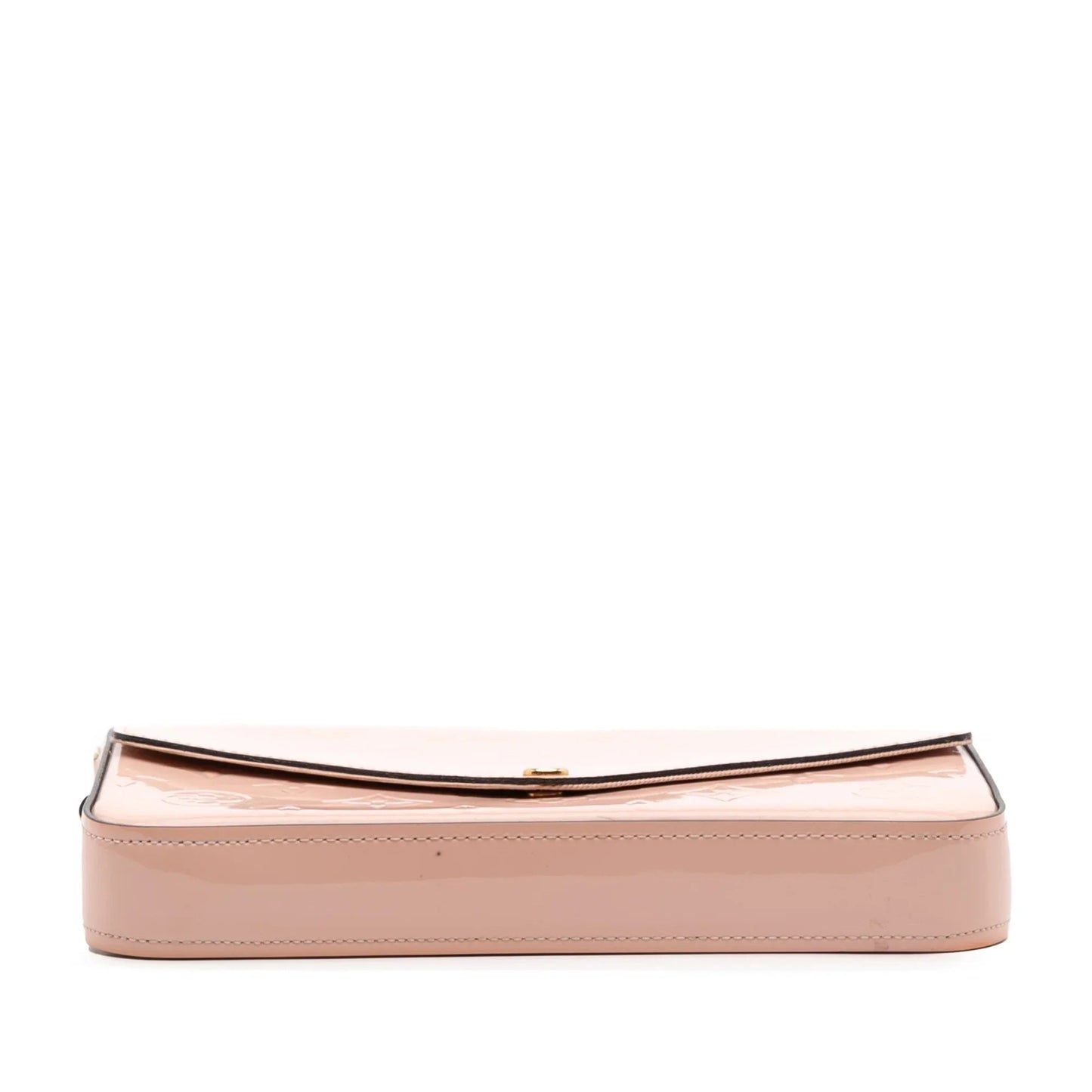 Pink Louis Vuitton Monogram Vernis Pochette Felicie Crossbody Bag