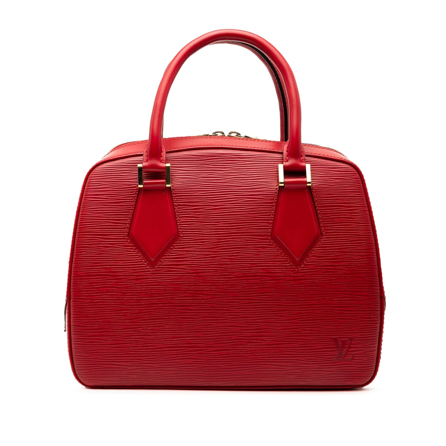Red Louis Vuitton Epi Sablons Handbag